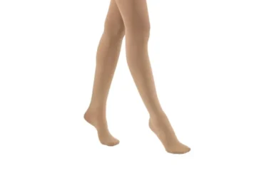 RELIEF THIGH 20-30 CLOSED TOE BEIGE MD