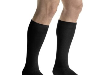 JOBST ACTIVEWEAR KNEE 30-40 CLOSED TOE COOL BLACK MD