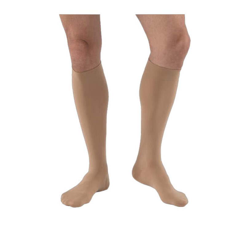 RELIEF KNEE 15-20 CLOSED TOE BEIGE SM