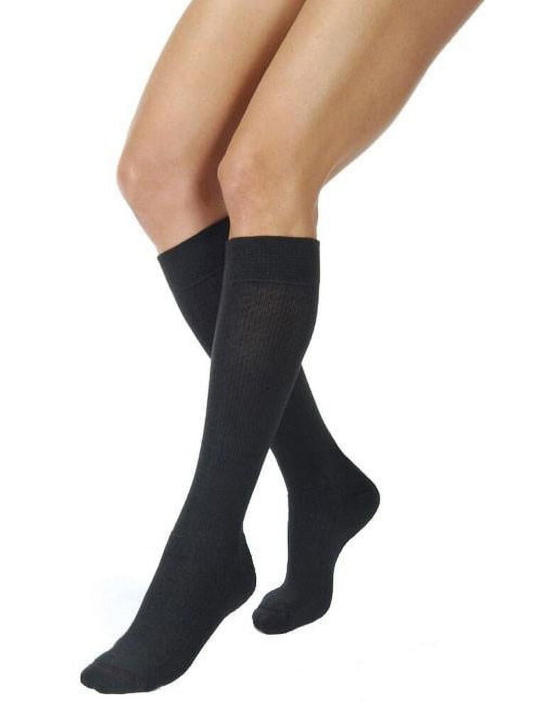 JOBST ACTIVEWEAR KNEE 15-20 CLOSED TOE STEEL GREY SM