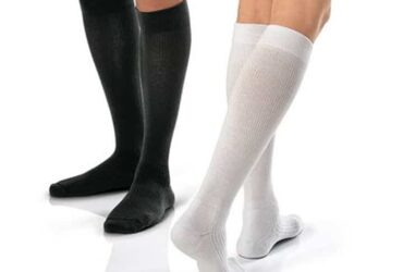 JOBST ACTIVEWEAR KNEE 30-40 CLOSED TOE COOL WHITE XL