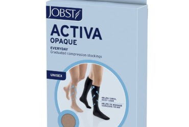 JOBST ACTIVA SOSOFT BROCADE 8-15 KNEE HIGH CT XLG BLK
