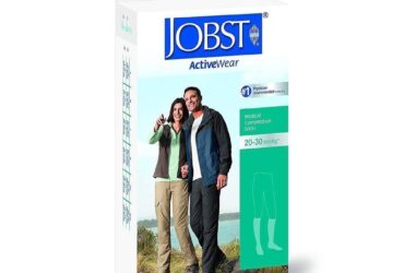 JOBST ACTIVEWEAR KNEE 15-20 CLOSED TOE COOL WHITE LG CASE