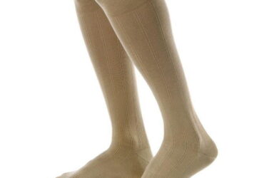 JOBST FOR MEN CASUAL KNEE 30-40 CLOSED TOE KHAKI MD