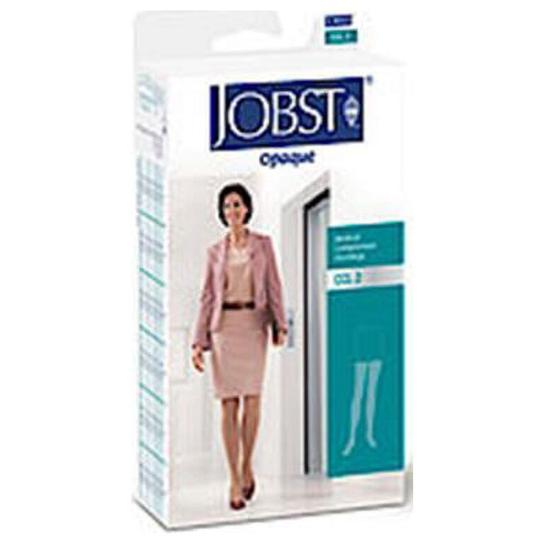 JOBST ACTIVA OPAQUE 15-20 WAIST HIGH CT MD BLK