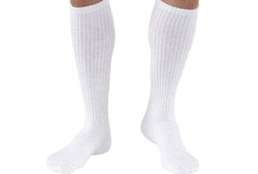 JOBST ATHLETIC KNEE 8-15 CLOSED TOE WHITE SM