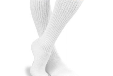 JOBST SENSIFOOT KNEE CLOSED TOE WHITE XL