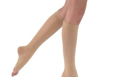 JOBST ULTRASHEER KNEE 30-40 OPEN TOE NATURAL XL