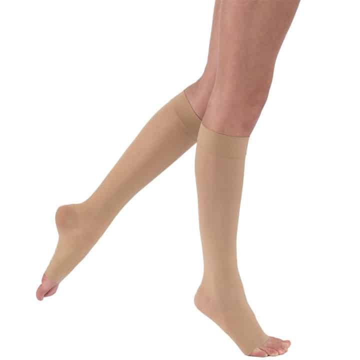 JOBST ULTRASHEER KNEE 30-40 OPEN TOE NATURAL XL