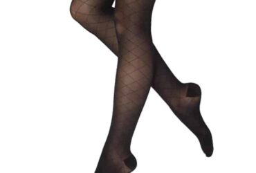 JOBST ULTRASHEER THIGH 20-30 CLOSED TOE DIAMOND DOT CLASSIC BLACK XL