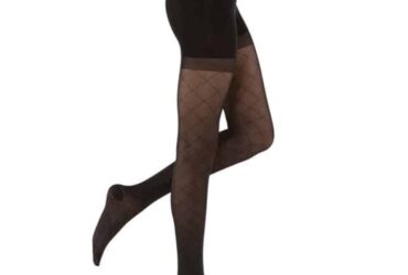 JOBST ULTRASHEER WAIST 15-20 CLOSED TOE DIAMOND CLASSIC BLACK XL