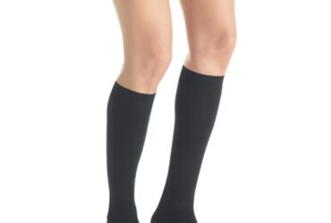 JOBST ULTRASHEER KNEE 20-30 CLOSED TOE PETITE CLASSIC BLACK MD