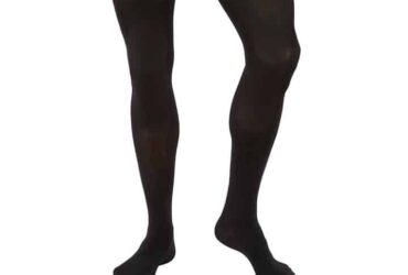 JOBST FOR MEN THIGH 15-20 CLOSED TOE BLACK XL