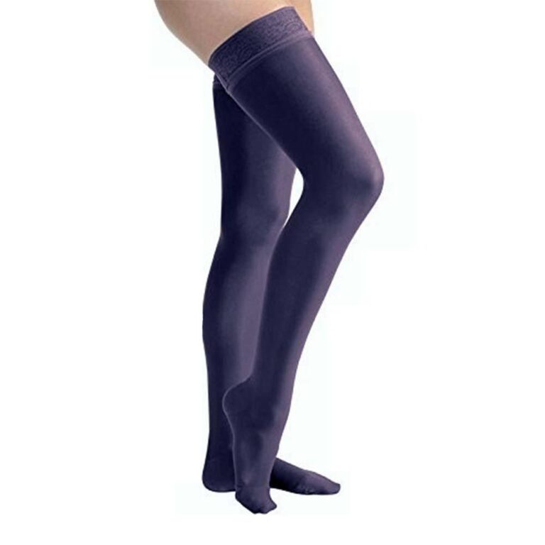JOBST ULTRASHEER THIGH 20-30 CLOSED TOE LACE MIDNIGHT NAVY SM