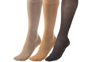 JOBST ULTRASHEER KNEE 20-30 CLOSED TOE PETITE SUNTAN LG