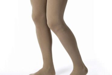 JOBST FOR MEN THIGH 20-30 CLOSED TOE KHAKI XL