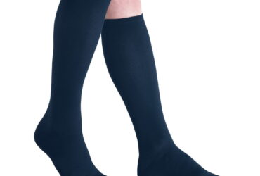 JOBST FOR MEN AMBITION KNEE 15-20 NAVY SZ2 REG