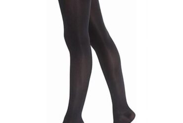 JOBST OPAQUE THIGH 15-20 CLOSED TOE DOT CLASSIC BLACK MD