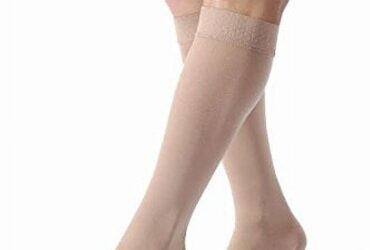 JOBST RELIEF KNEE HIGH SILICONE 20-30 CLOSED TOE BEIGE SMALL