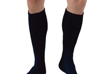 JOBST SENSIFOOT KNEE CLOSED TOE NAVY XL