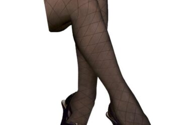 JOBST ULTRASHEER THIGH 15-20 CLOSED TOE DIAMOND DOT CLASSIC BLACK MD