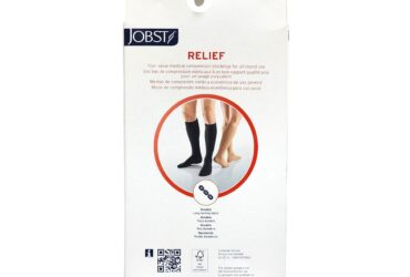RELIEF KNEE 30-40 CLOSED TOE BLACK MD