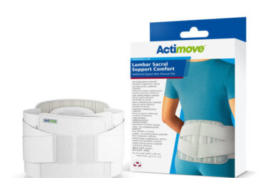 ACTIMOVE LUMBAR SACRAL SUPP 8IN WHT LG