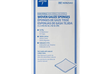 HARTMANN Gauze Sponge, 4" x 4" Non-Sterile, 12-Ply, 200/slv, 10 slv/cs