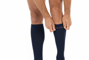 JOBST FOR MEN CASUAL KNEE 20-30 CLOSED TOE NAVY XLFC