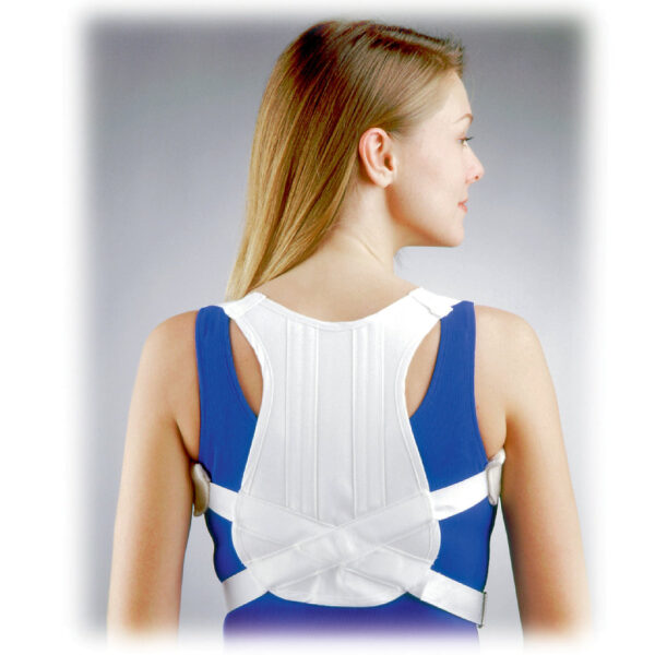 POSTURE CONTROL SHOULDER BRACE WHT XL