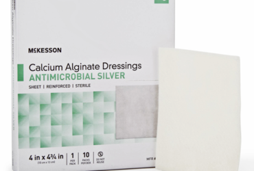 HARTMANN Silver Calcium Alginate Dressing, 4" x 4", Sterile, Latex Free (LF), 10/bx