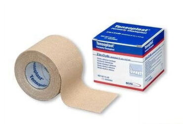 TENSOPLAST BANDAGE ELASTIC ADHESIVE WHT 1INX5YD