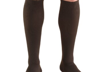 JOBST MENS DRESS KNEE 8-15 CLOSED TOE BROWN MD