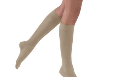JOBST ULTRASHEER KNEE 20-30 CLOSED TOE HONEY XL