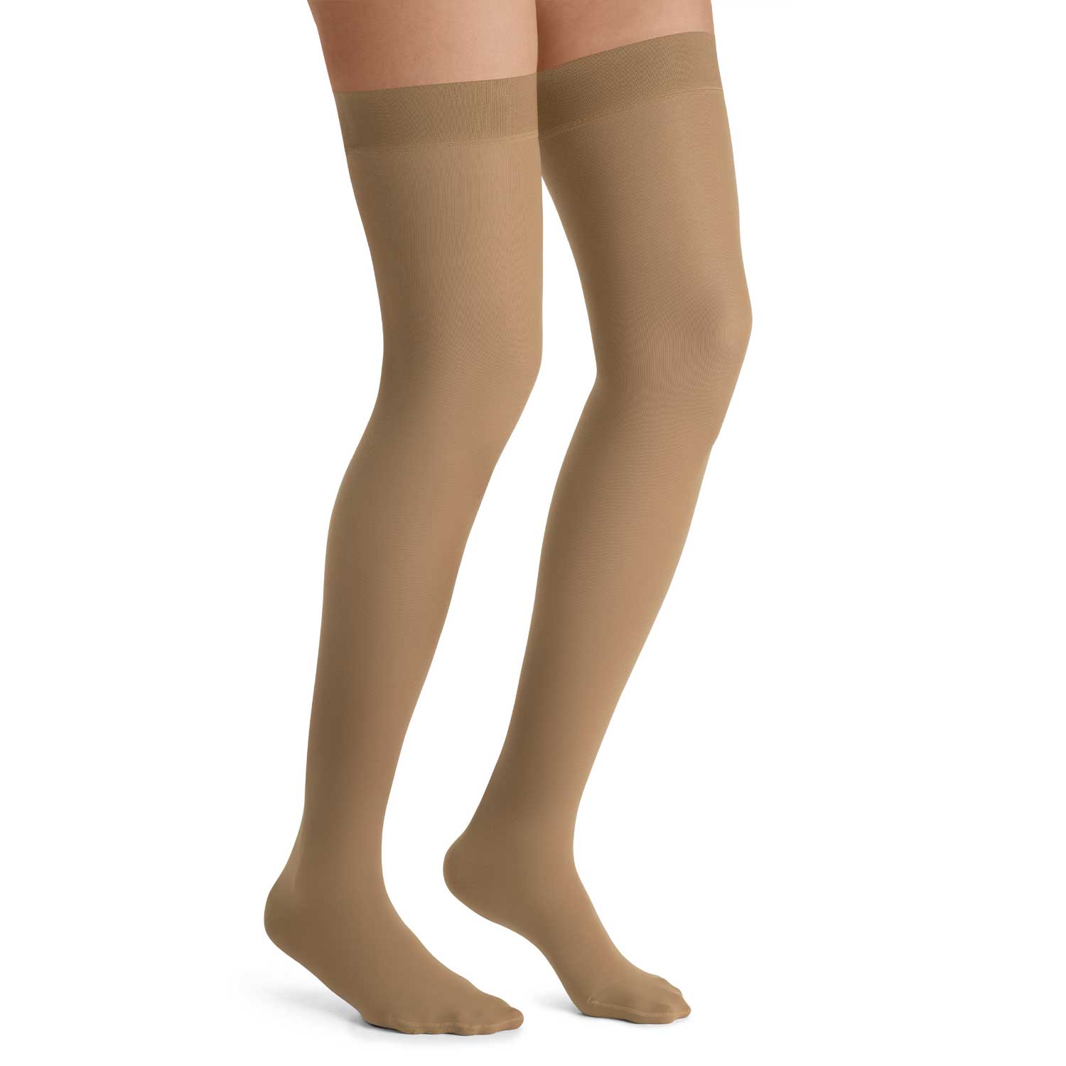 Ultrasheer-30-40-mmHg-XL-Sun-Bronze-Thigh-High-Silicone-Dot-Band_013185c1-503d-4942-930f-ca26bf59f60e.bf77d043b55ab0c77bab218c39503de5.jpeg JOBST ULTRASHEER THIGH 30-40 CLOSED TOE DOT SUN BRONZE XL