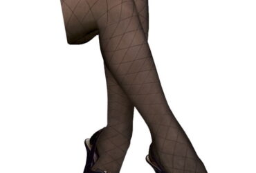 JOBST ULTRASHEER THIGH 15-20 CLOSED TOE DIAMOND DOT CLASSIC BLACK XL