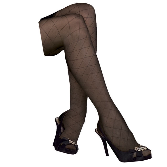 JOBST ULTRASHEER THIGH 15-20 CLOSED TOE DIAMOND DOT CLASSIC BLACK XL