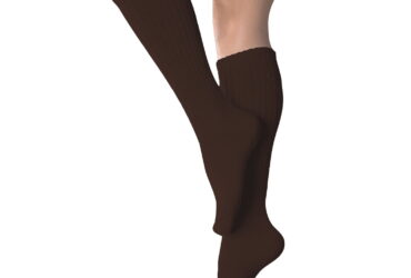 JOBST SENSIFOOT KNEE CLOSED TOE BROWN MD