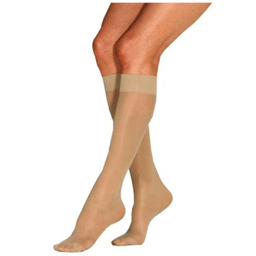 JOBST ULTRASHEER KNEE 8-15 CLOSED TOE SUN BRONZE SM CASE