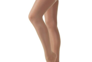 JOBST ULTRASHEER THIGH 15-20 CLOSED TOE LACE SUNTAN MD