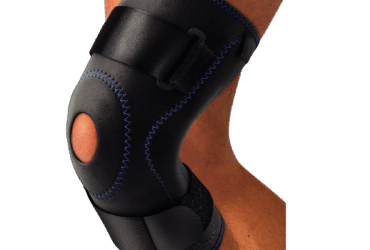 ACTIMOVE KNEE BRACE ADJ HORSESHOE SIMPLE HINGES XS BL