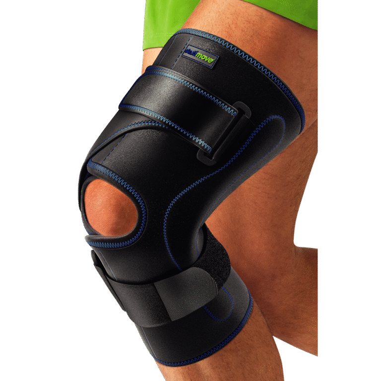 ACTIMOVE KNEE BRACE POLYCENTRIC HINGES BL 2XL
