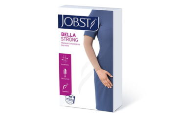 JOBST BELLA STRONG ARMSLEEVE 15-20 W/SIL NATURAL SZ 7 REG