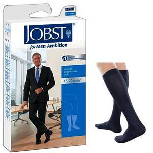 JOBST FOR MEN AMBITION KNEE 15-20 NAVY SZ3 LNG