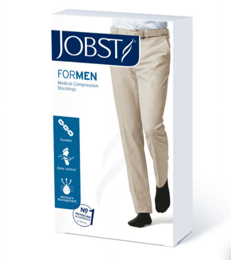 JOBST MENS DRESS KNEE 8-15 CLOSED TOE KHAKI SM CASE