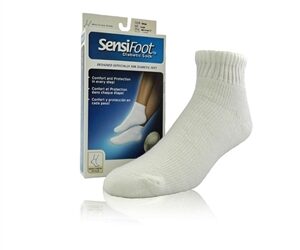 JOBST SENSIFOOT MINI-CREW CLOSED TOE WHITE XL CASE