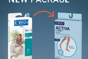 JOBST ACTIVA SOSOFT RIBBED 20-30 KNEE HIGH CT LG BLK