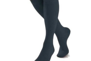 JOBST OPAQUE KNEE 15-20 CLOSED TOE MIDNIGHT NAVY LG