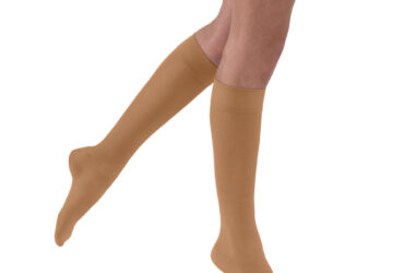 JOBST ULTRASHEER KNEE 15-20 CLOSED TOE SUN BRONZE SM
