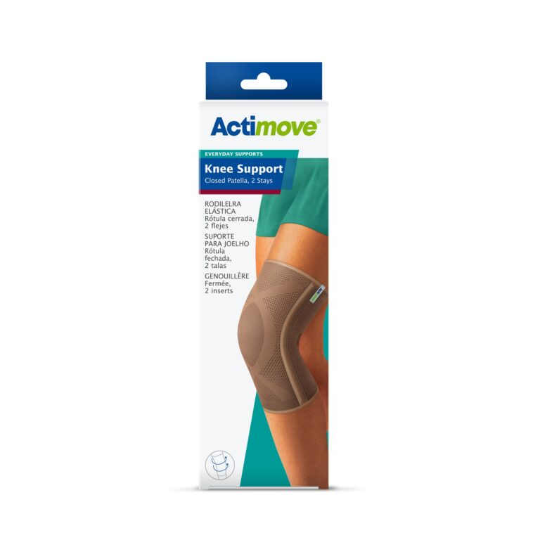 ACTIMOVE KNEE SUPP CLOSED PATELLA 2 STAYS XL BEIGE